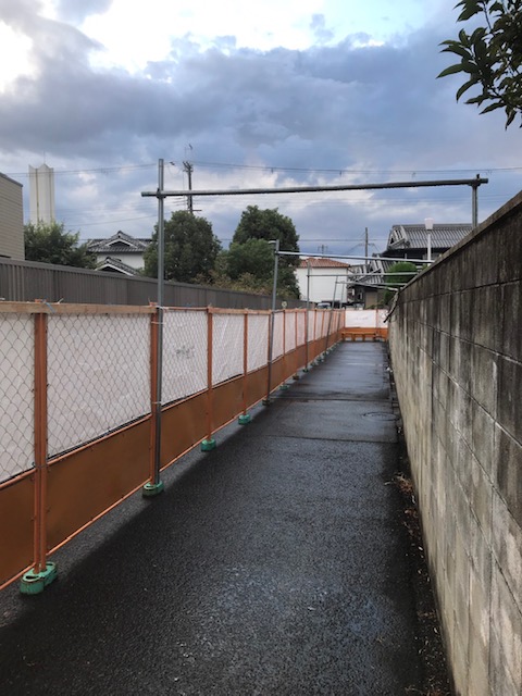 大阪府立長野北高等学校ブッロク塀改修工事