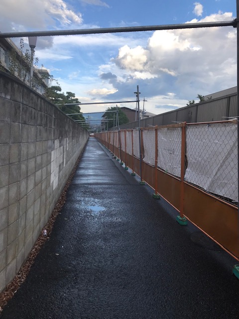 大阪府立長野北高等学校ブッロク塀改修工事