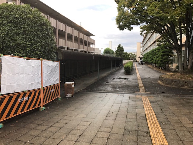 大阪府立長野北高等学校ブッロク塀改修工事